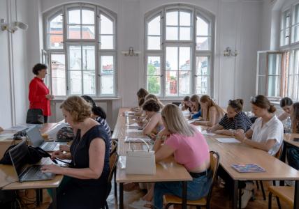 Warsztaty D. Korwin-Piotrowskiej, 1.07.2024, fot. R. Wolak